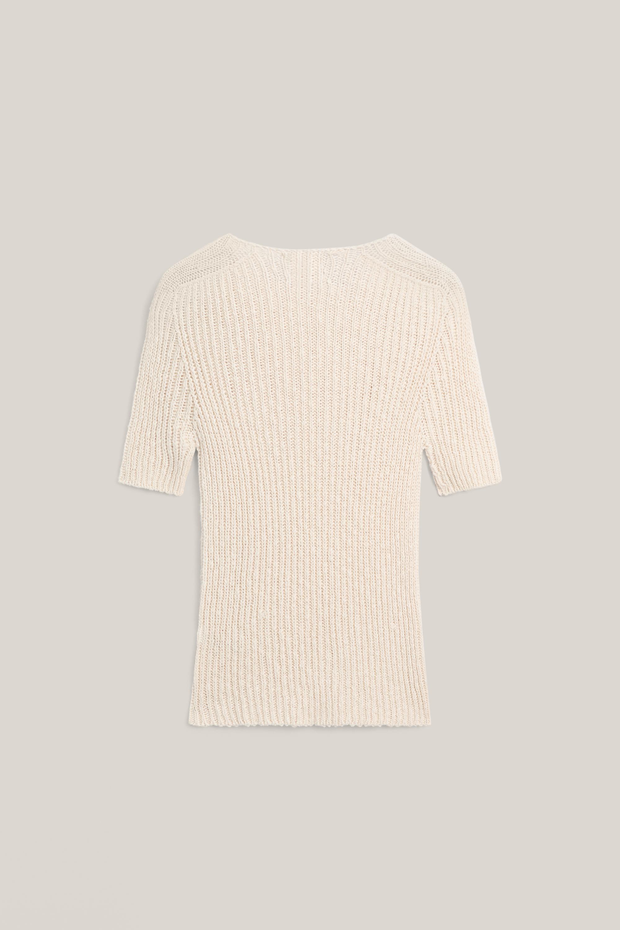Pull en maille structurée avec lin - LIMITED EDITION